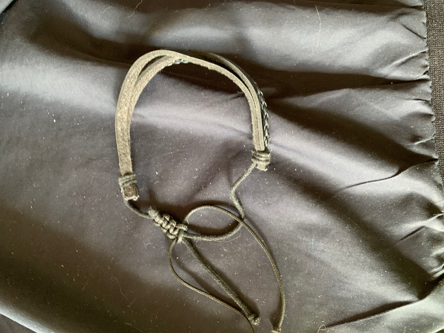 Bracelet LeatherBand Armband Adjustable min 8"