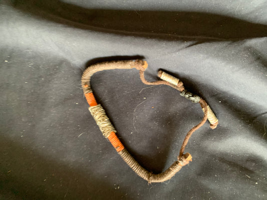 Paracord Bracelets Black/Orange Vikinge Runes Adjustable  min 6,5