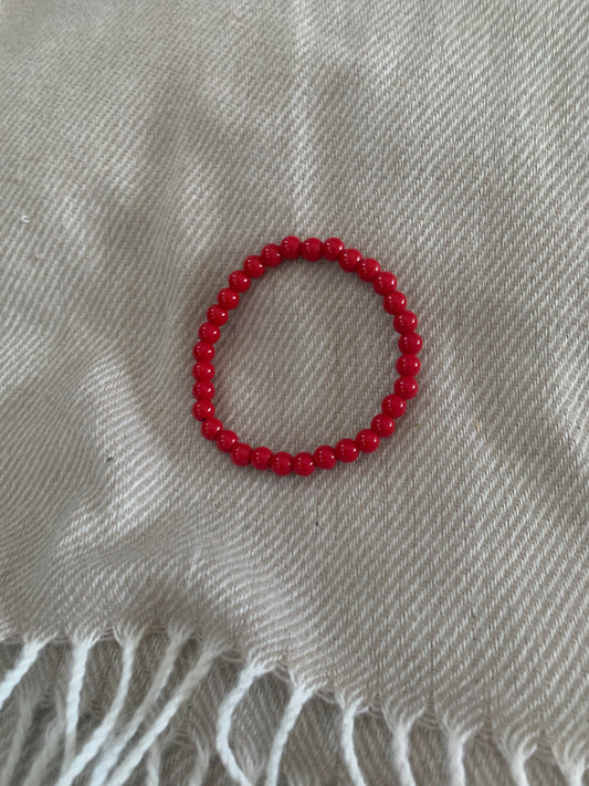 Bracelet Red Jasper Semi Precius Stone 6,5"